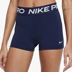 New without tag navy  blue Nike pro shorts SZ  XS